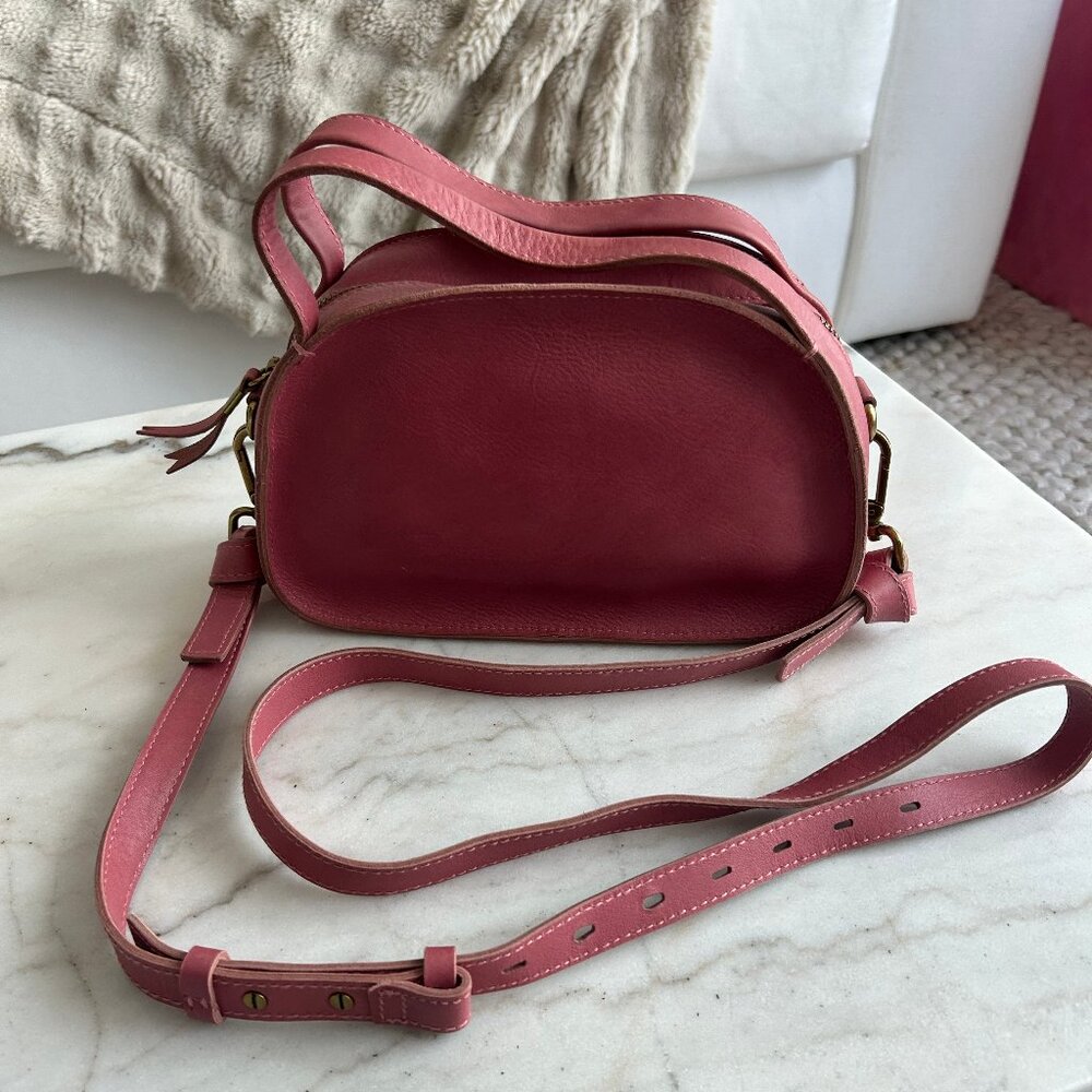 Madewell Small Transport Camera Bag in Pink